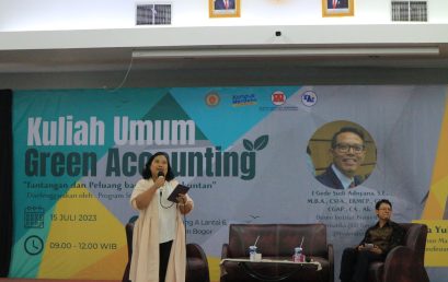 KULIAH UMUM “Green Accounting: Tantangan dan Peluang Bagi Profesi Akuntan”